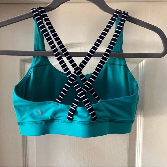 Lululemon Energy bra “Blue tropics” size 4 - Picture 6 of 11